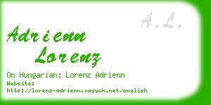 adrienn lorenz business card